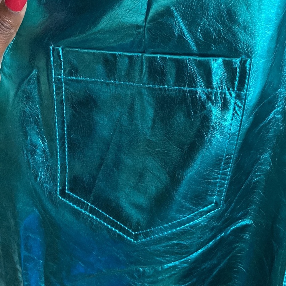 Metallic High Waisted Pant - Picture 5 of 5